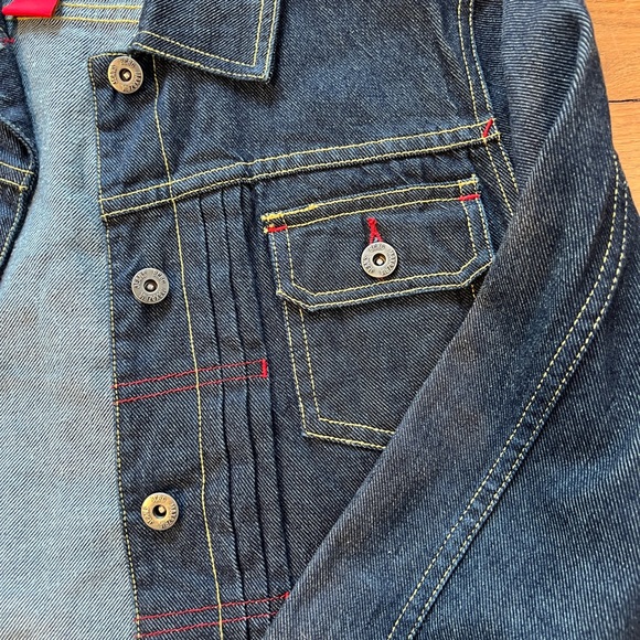 BCBG Maxazria Blue Jean Denim Jacket size S - Picture 3 of 12